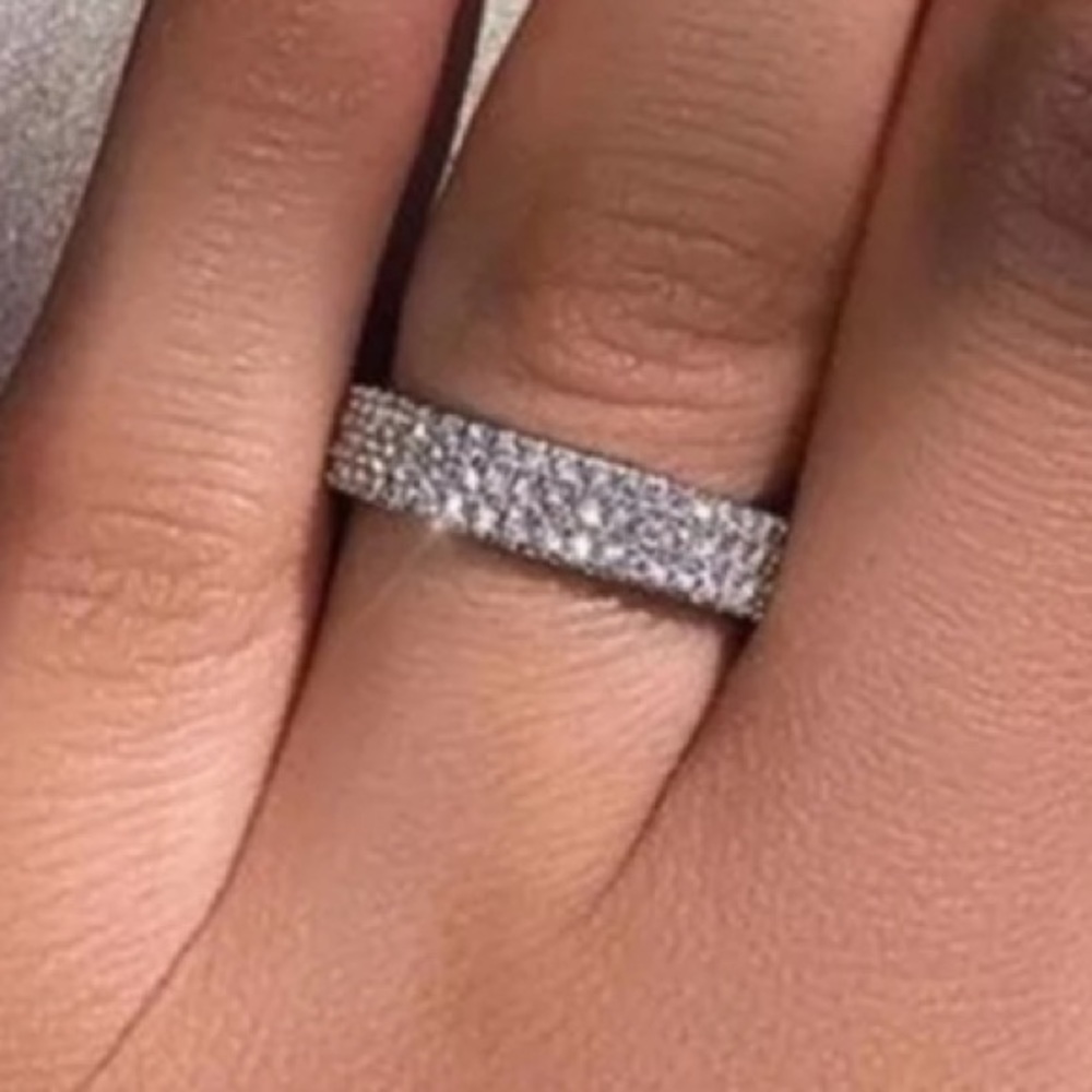 Fashion infinity 925 sterling silver Ring - Picture 2 of 3
